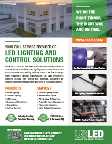 US LED Company Overview Flyer