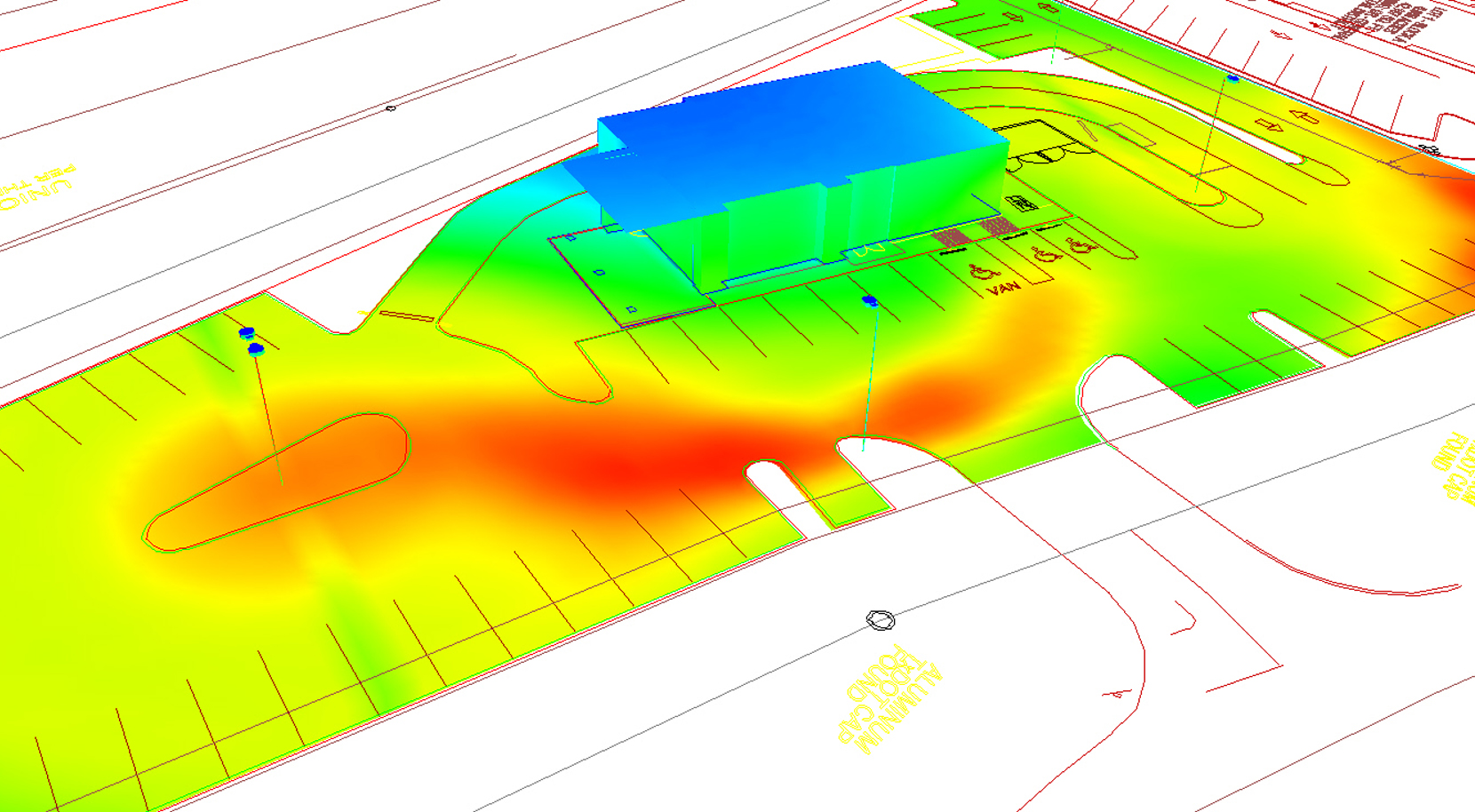 Commercial LED Lighting Layouts, Analysis, and Project Design Support