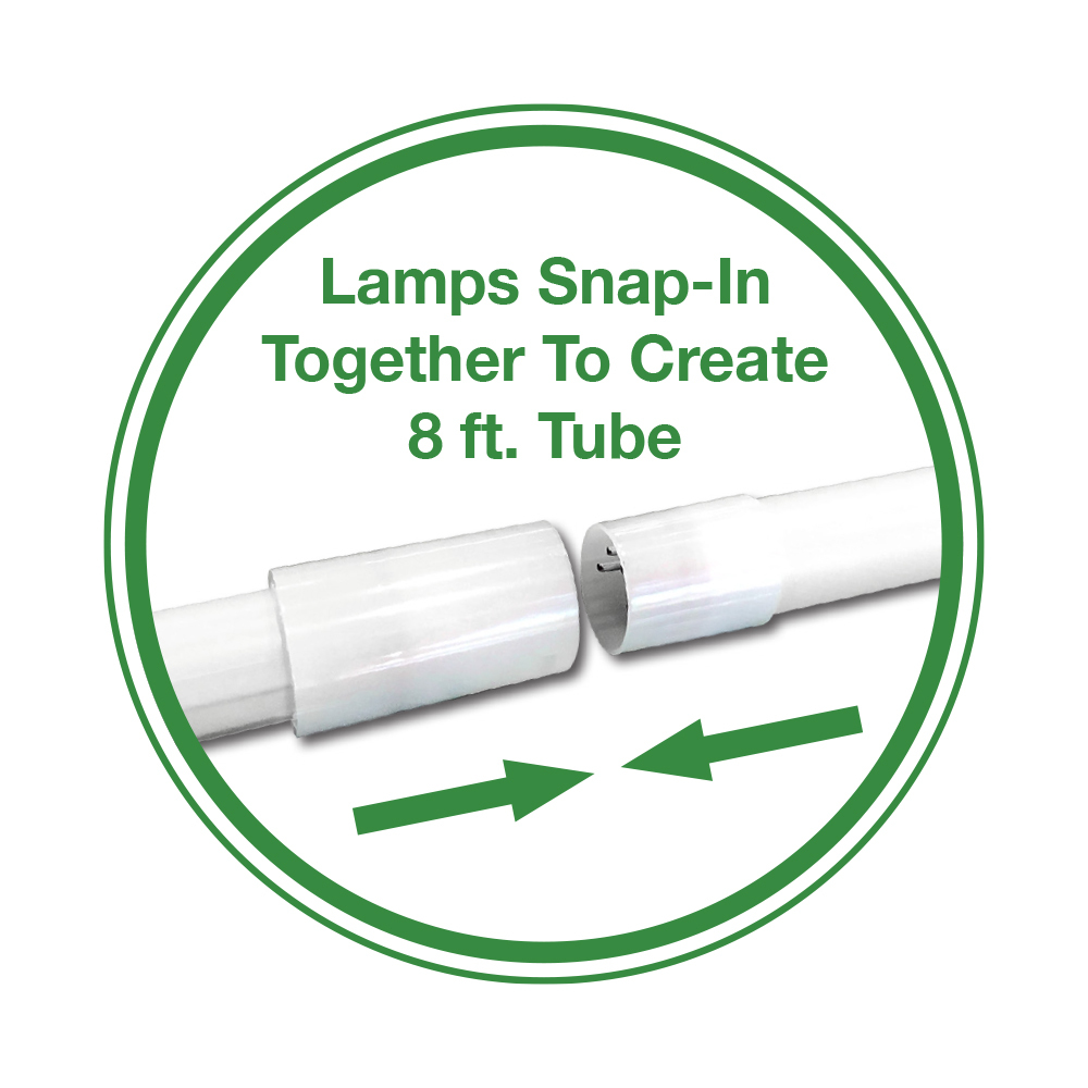 36W-42W Type B Double-Ended T8 Snap-In Tubes