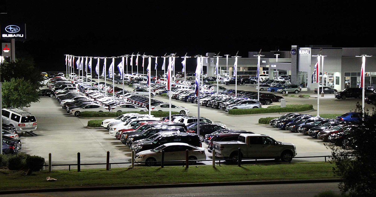 Elevate Auto Dealership Lighting with US LED